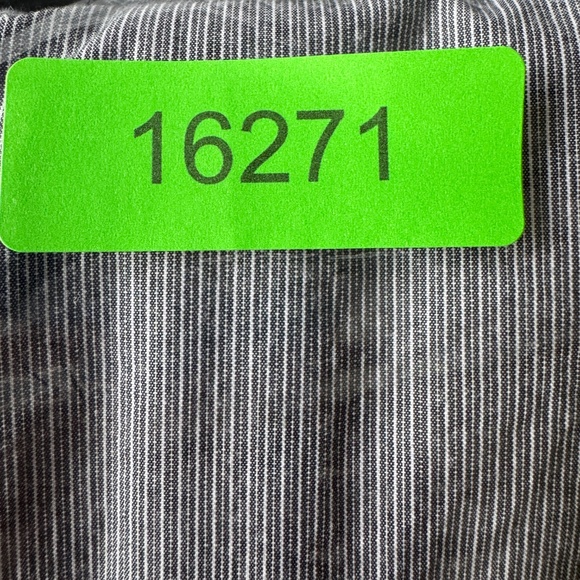 BKE Tailored Fit Men's Pinstripe‎ Long Sleeve Casual Dress Shirt Gray Size Large - Picture 13 of 13